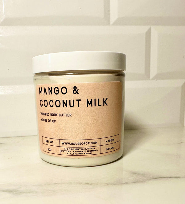 Mango & Coconut Milk Whipped Body Butter - HOUSE OF CP