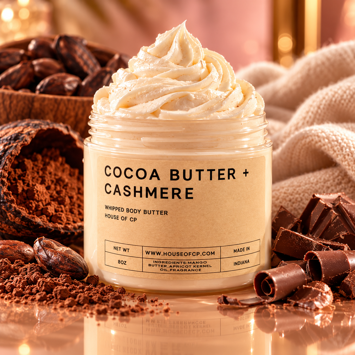 Cocoa Butter Cashmere Whipped Body Butter