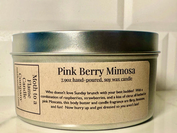 Pink Berry Mimosa Soy  Candle - HOUSE OF CP