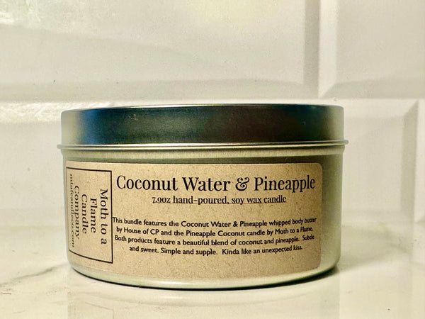 Coconut Water & Pineapple Soy Candle - HOUSE OF CP