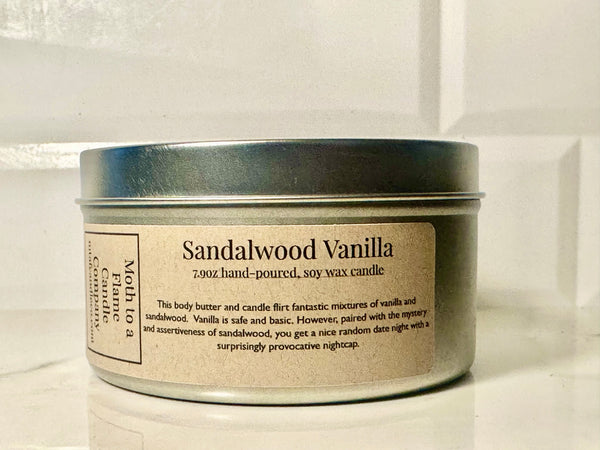 Sandlewood Vanilla Soy Candle - HOUSE OF CP
