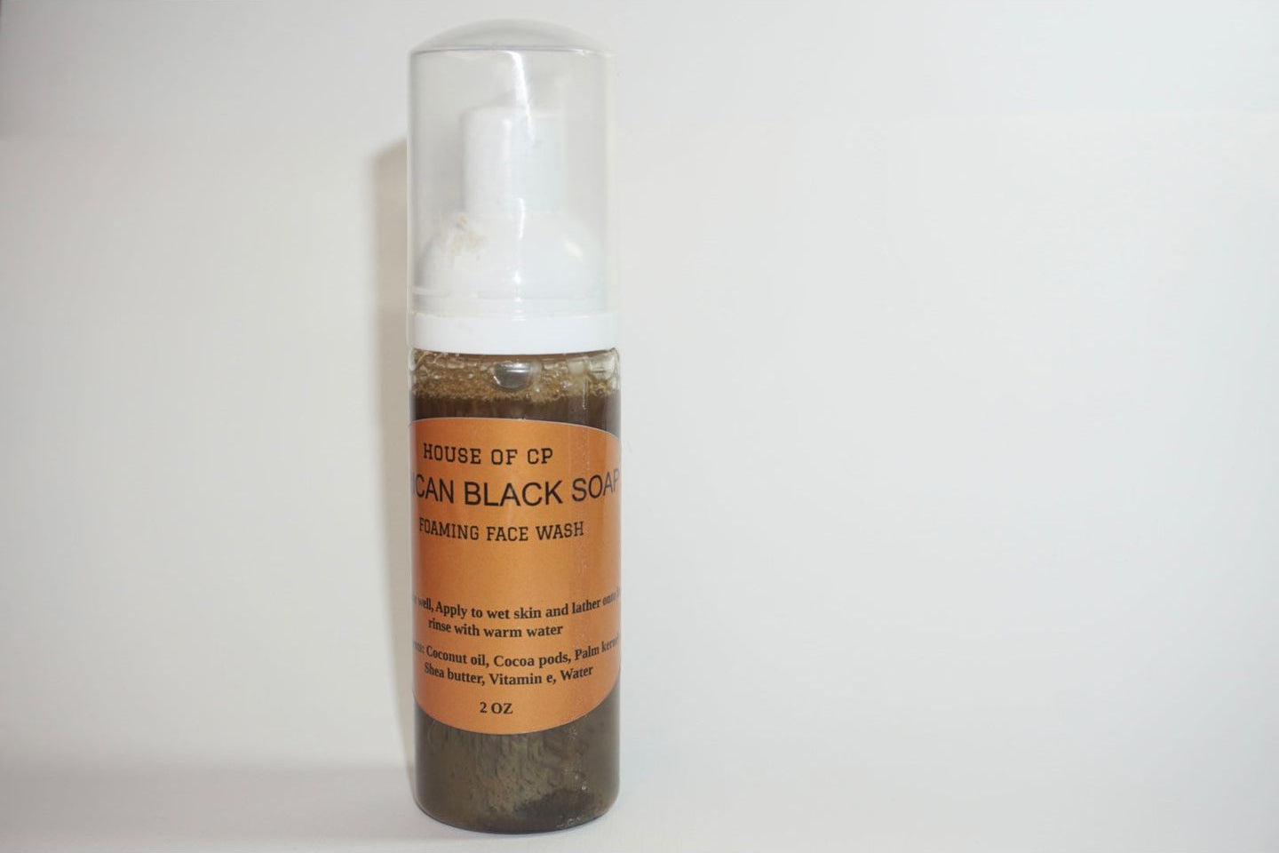 African Black Soap Foaming Face Wash - HOUSE OF CP