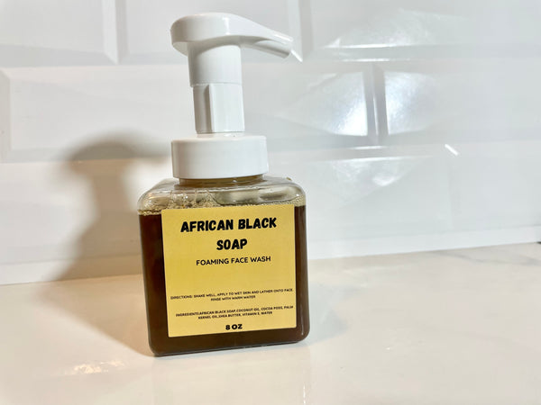 African Black Soap Foaming Face Wash - HOUSE OF CP